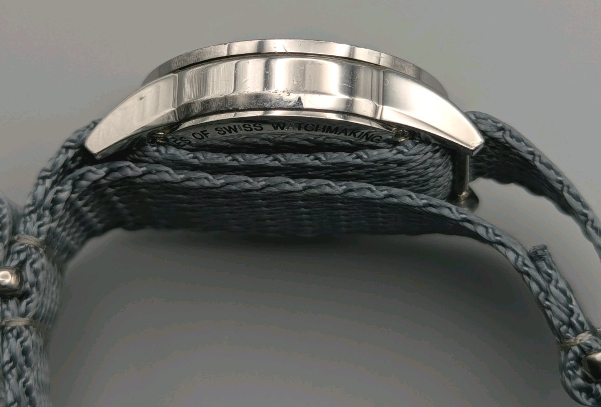 Edox Les Vauberts Quartz Chronograph. Mother Of Pearl Dial. ZuluDiver NATO Strap