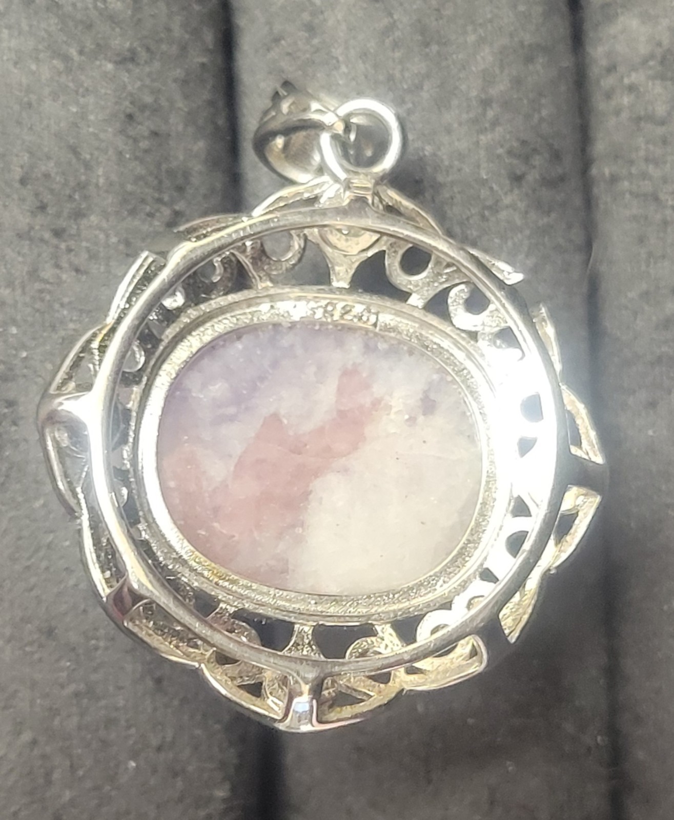 3.6cm by 2.8cm Unicorn Tourmaline Sterling Silver Pendant