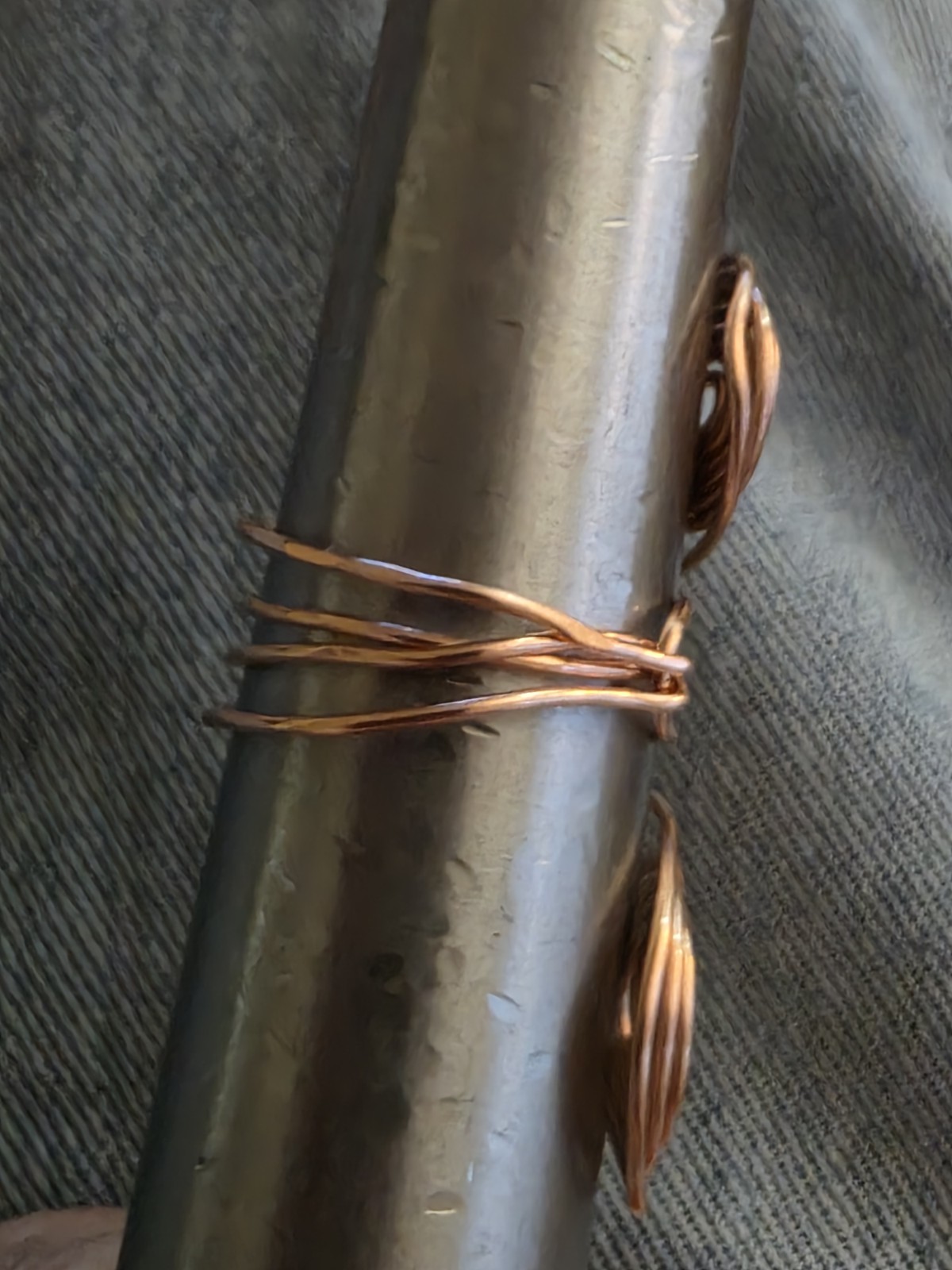 USA Mined Copper Hand Crafted Ring ~Healing Effects of 99.9% Copper Size 8 1/2
