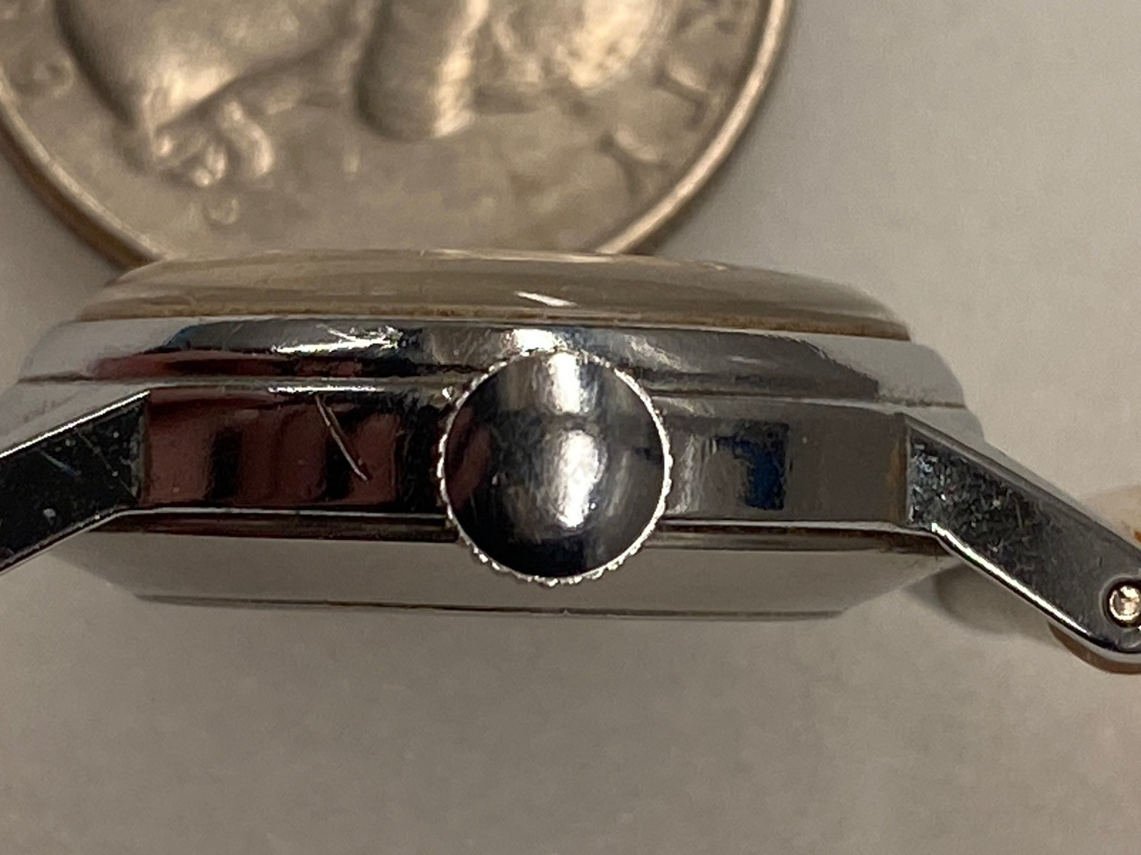 Vintage Ingersoll Mickey Mouse Mechanical Wind Up Watch Runs Great