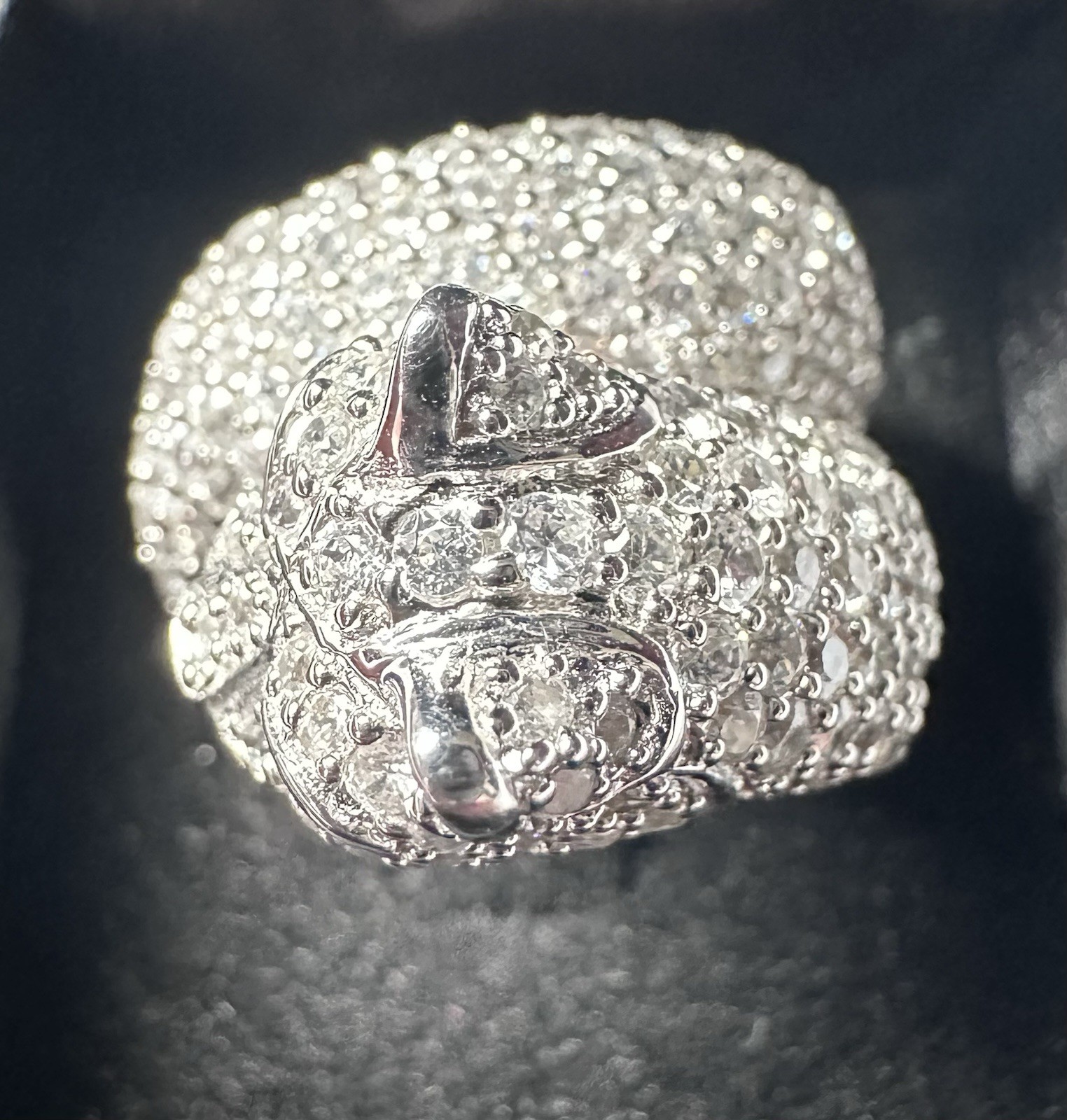SONIA BITTON PANTHER RING 925 STERLING SILVER ~ Size 5 ~ SHOPNBC