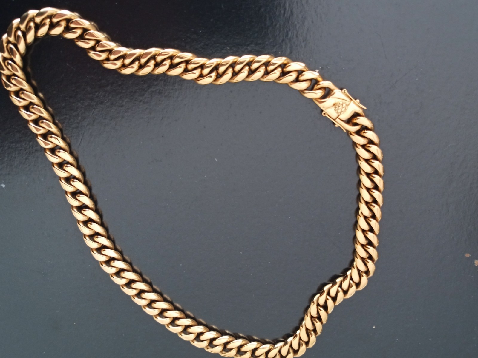 Necklaces 18 KT Italy, 18 KT GF, Bundle, 5 Pieces, Heavy, Excellent