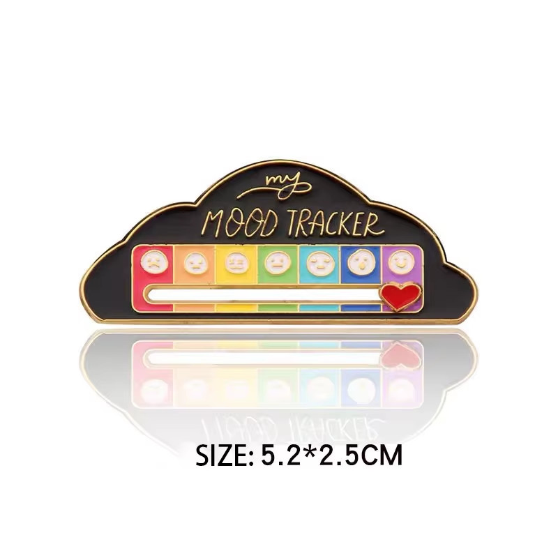 Mood Expression Pins – My Social Battery Brooches for Men & Women