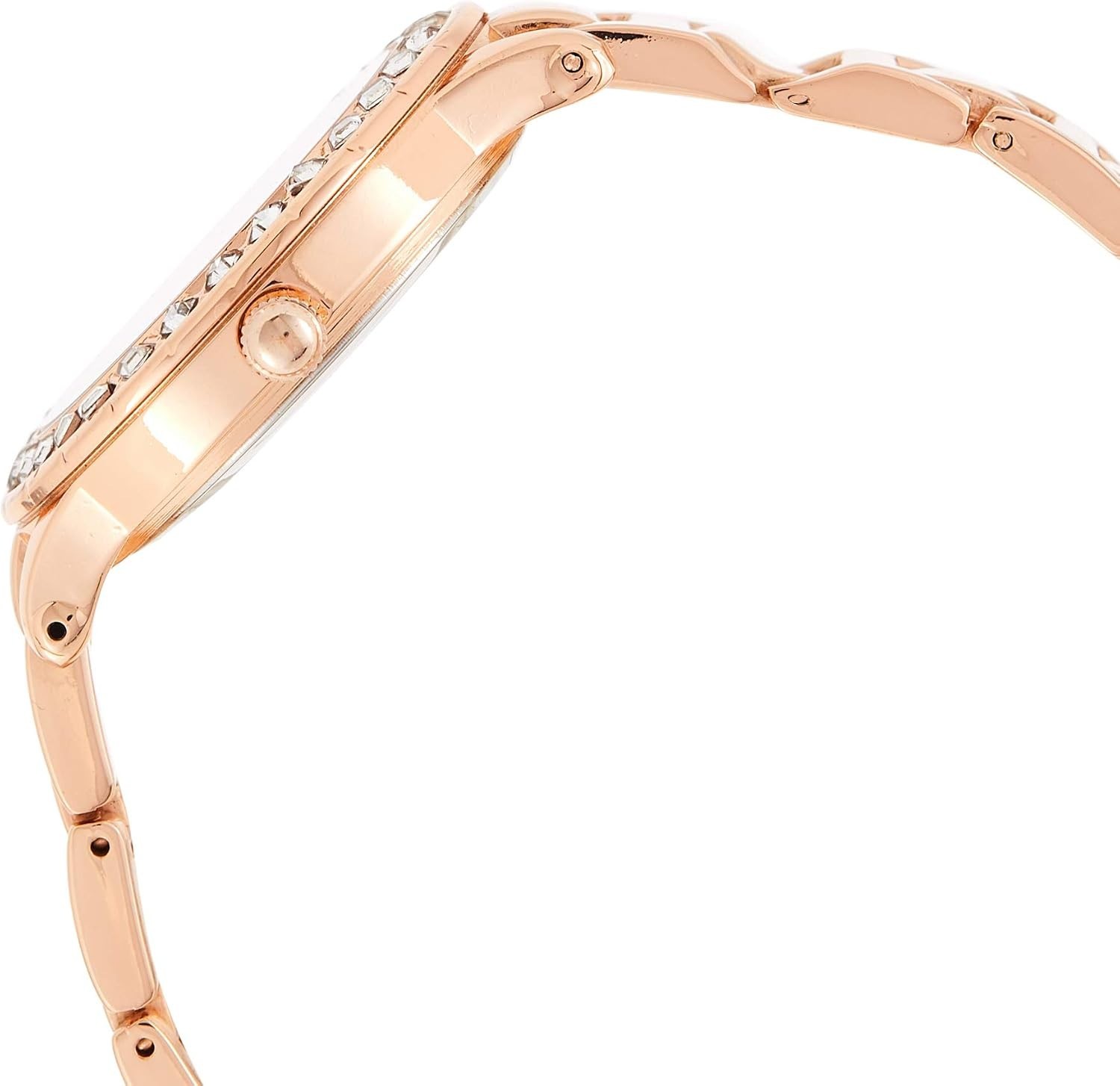 Elegant Women’s Rose Gold Watch with Crystal Bezel – Perfect for Every Occasion