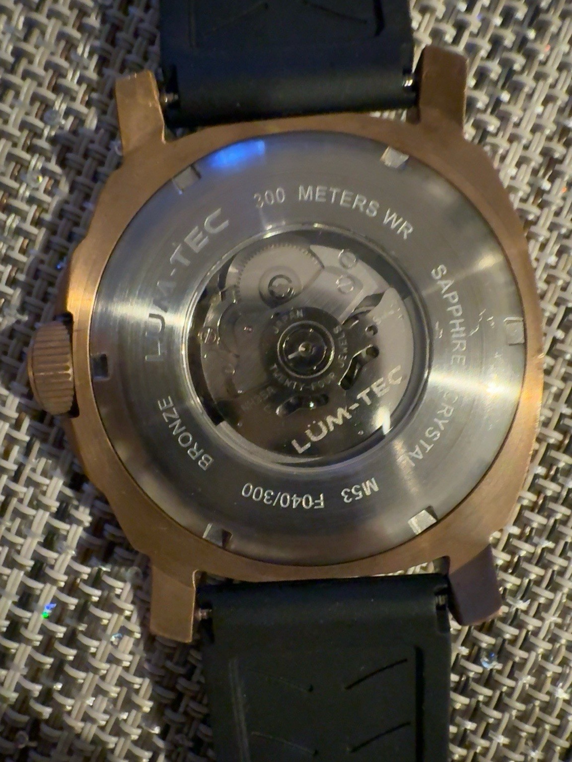 LÜM-TEC M53 Bronze Automatic Watch 44mm Limited Edition 040/300 300M