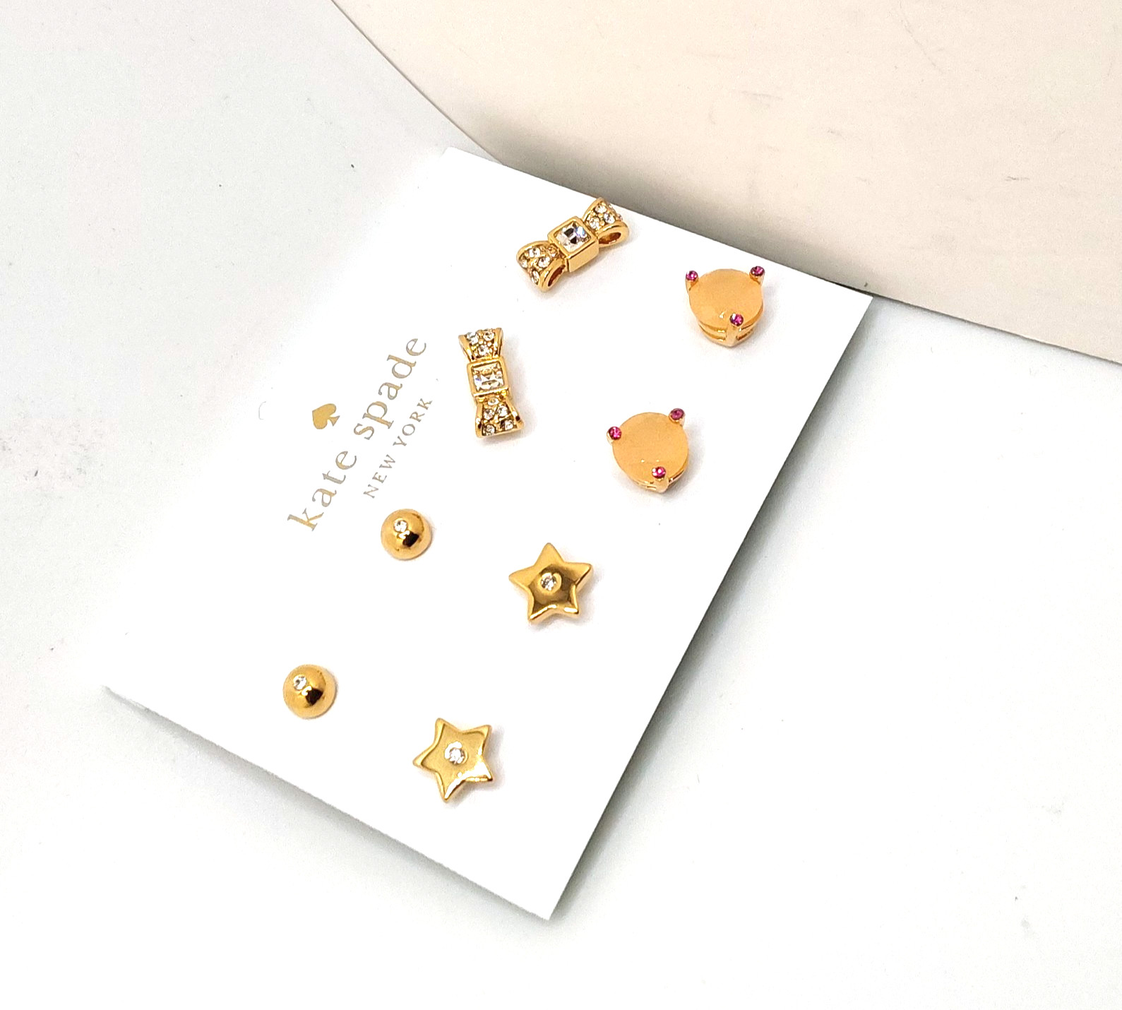Kate Spade New York Four Beautiful Assorted Pairs Stud Earrings