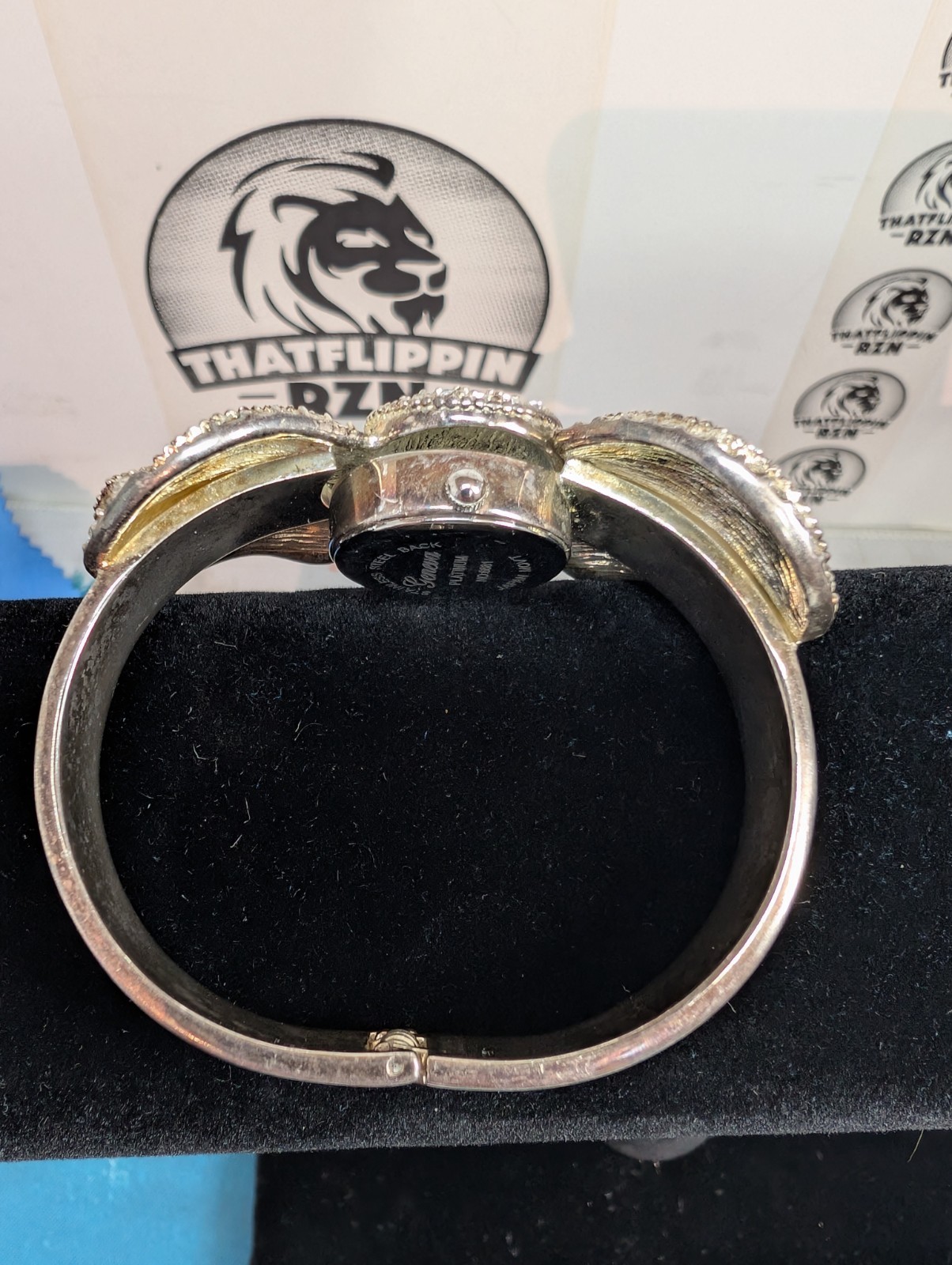 Geneva Platinum brand locket-style watch For Parts Or Repair
