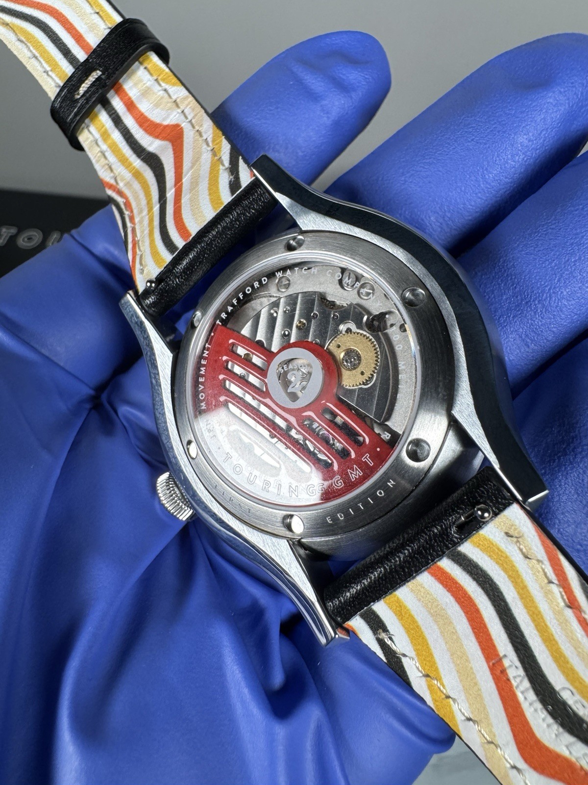 Trafford watch Co Touring GMT Slow Hand Automatic Watch