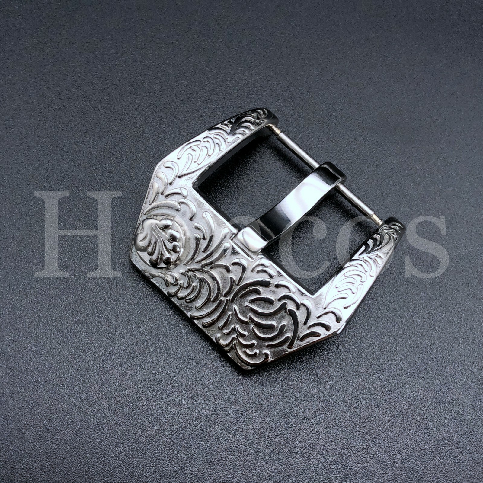 20 22 24 MM Engraved Pre V Buckle Watch Band Strap Fits for Panerai Wave Custom