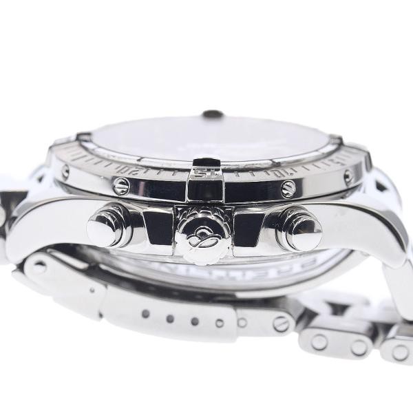 Breitling Colt A73380 41mm SS Black / Silver Dial Quartz Watch #C7348