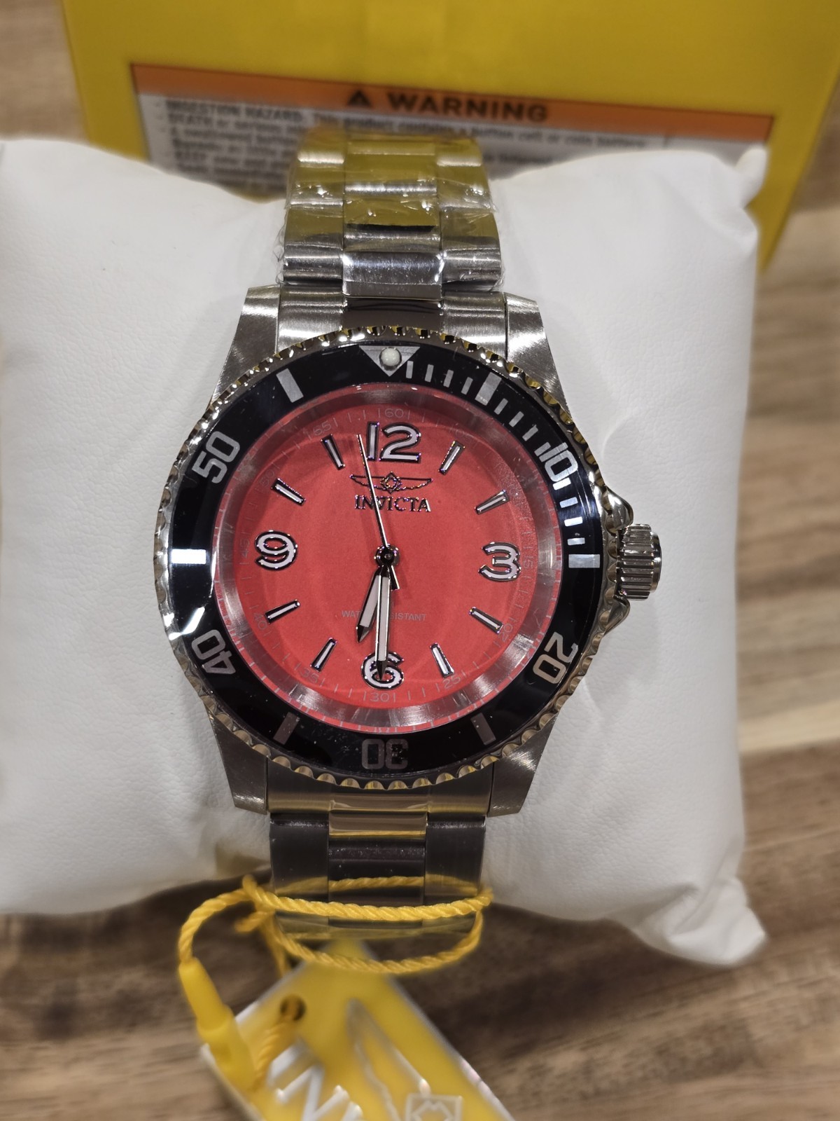 Invicta Specialty Rowan Men’s Watch – 40mm 49350 Stainless W/Red Dial New!!