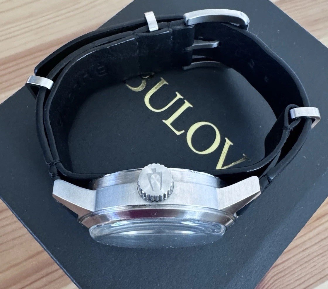 Bulova Men’s Hack Automatic Wristwatch 96A246 Ivory Dial Automatic