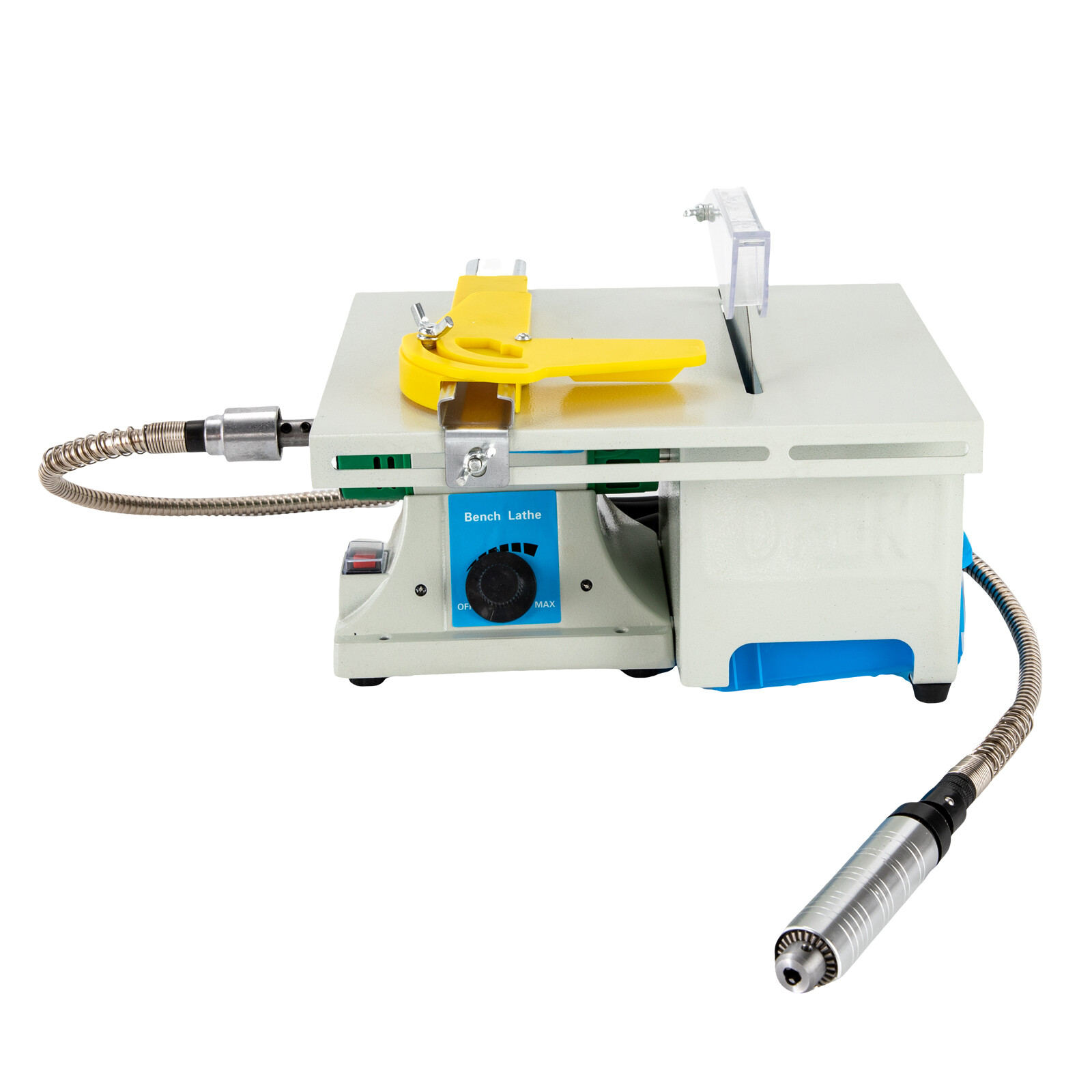 750W Mini Table Grinder Gem Jewelry Grinding Polish Saw Machine 800-10000rpm