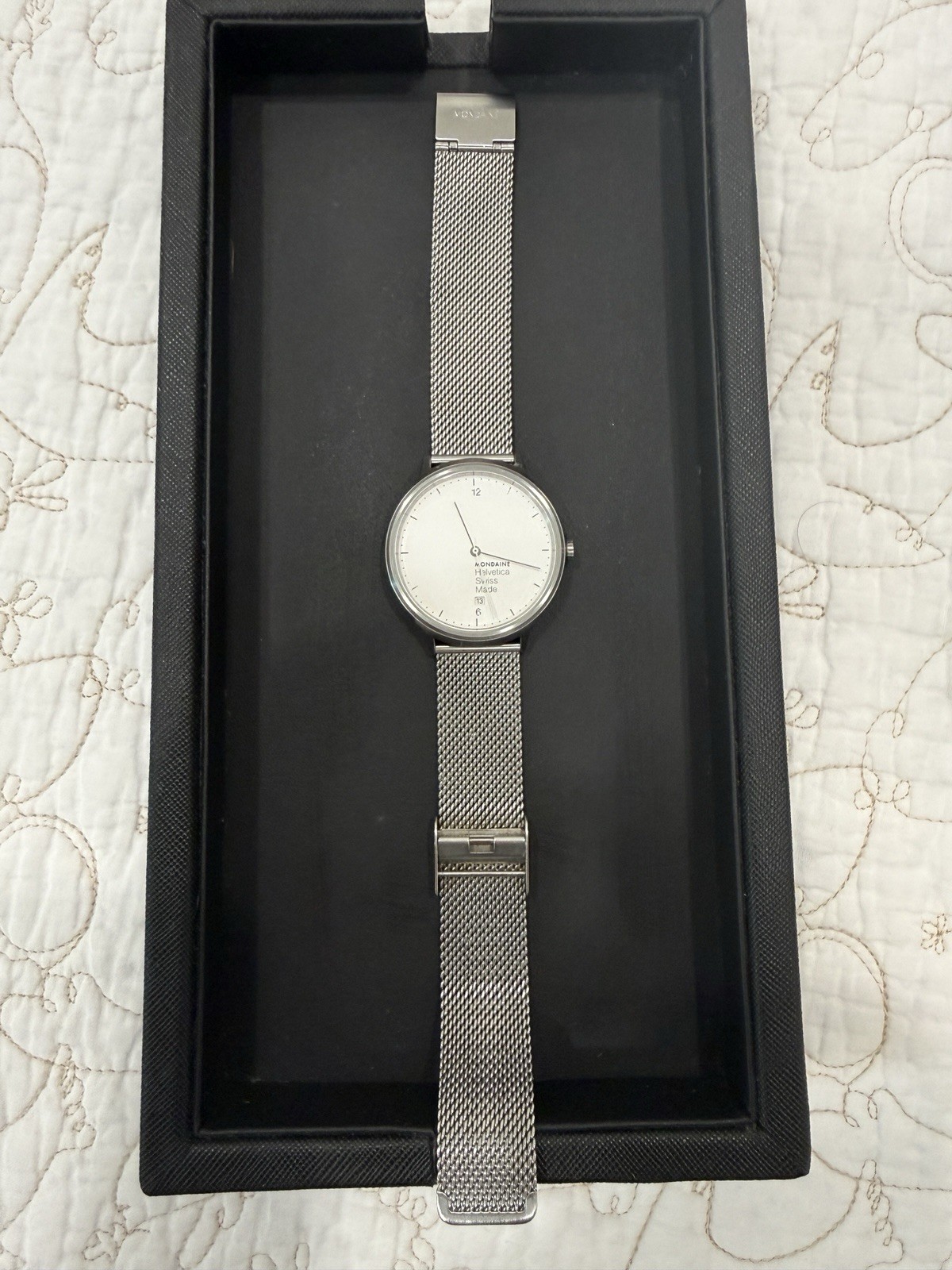 Mondaine Helvetica No1 Light Swiss Made Sapphire Crystal 38 mm Watch