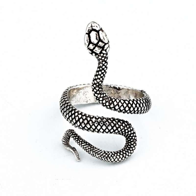 Silver Snake Authentic Vintage Ring Silver Plated Unique Valentine Gifts Ring