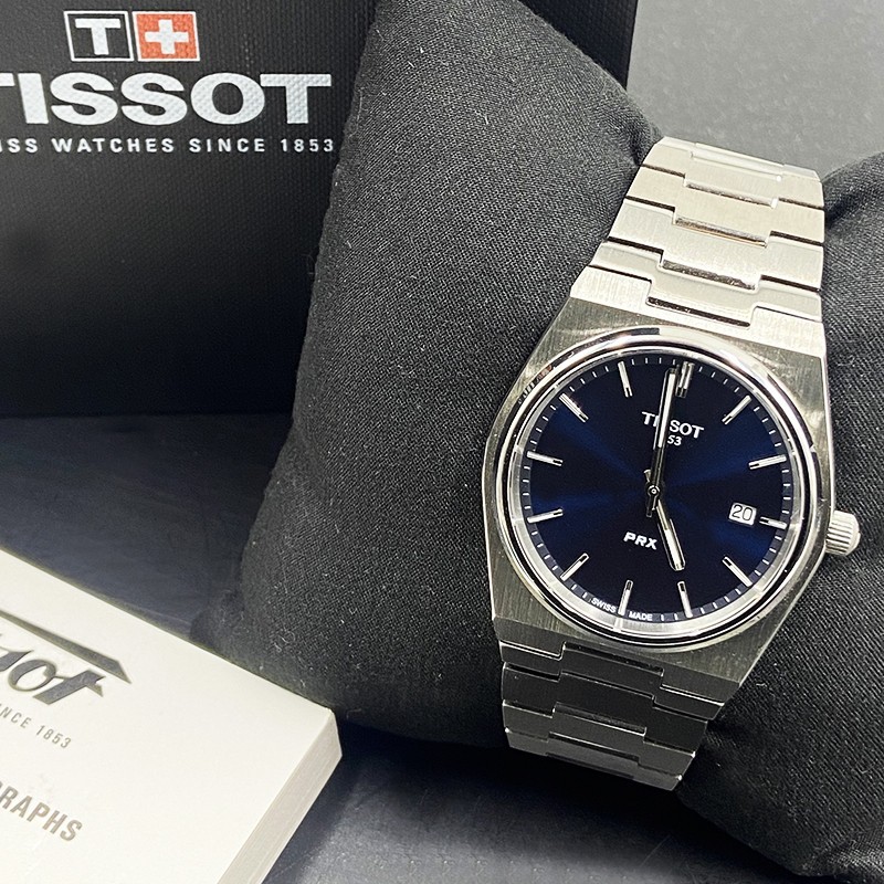 Tissot PRX/316L T137.410.11.041.00 Blue Dial Men’s 40MM Quartz Chronograph Watch