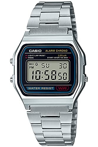 Casio Collection A158WA-1JH Men’s Silver Watch