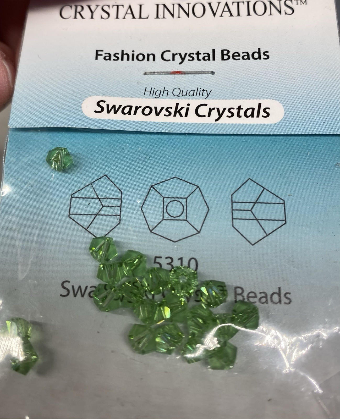 Crystal Innovations & Pure Allure Swarovski Crystal Fashion Beads New In Package