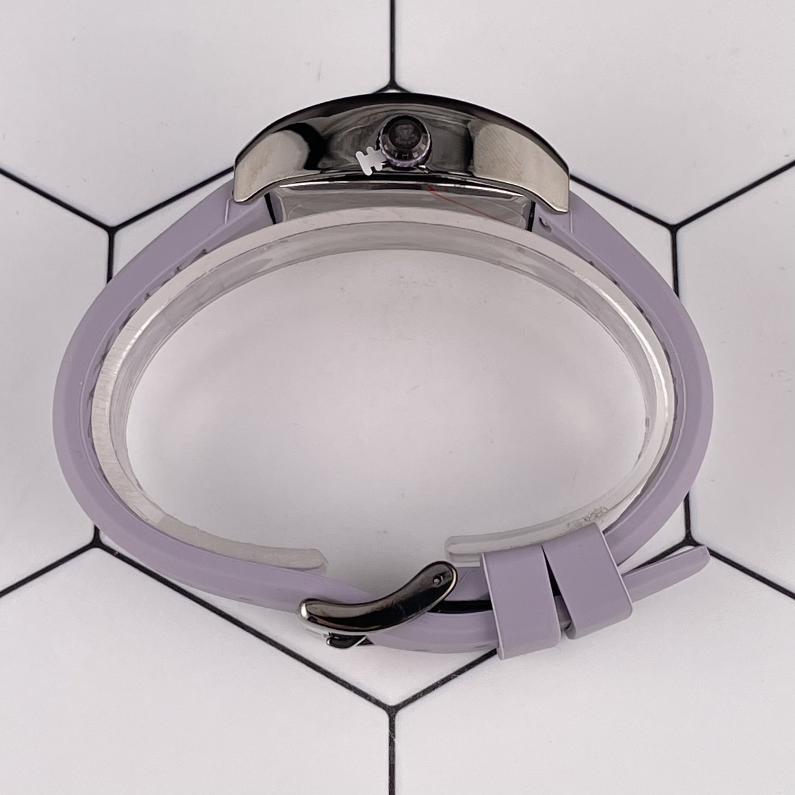 Flash Sale! IceTime 33mm Lavender Dial Steel Ladies Watch 0.10ct Diamonds IT25