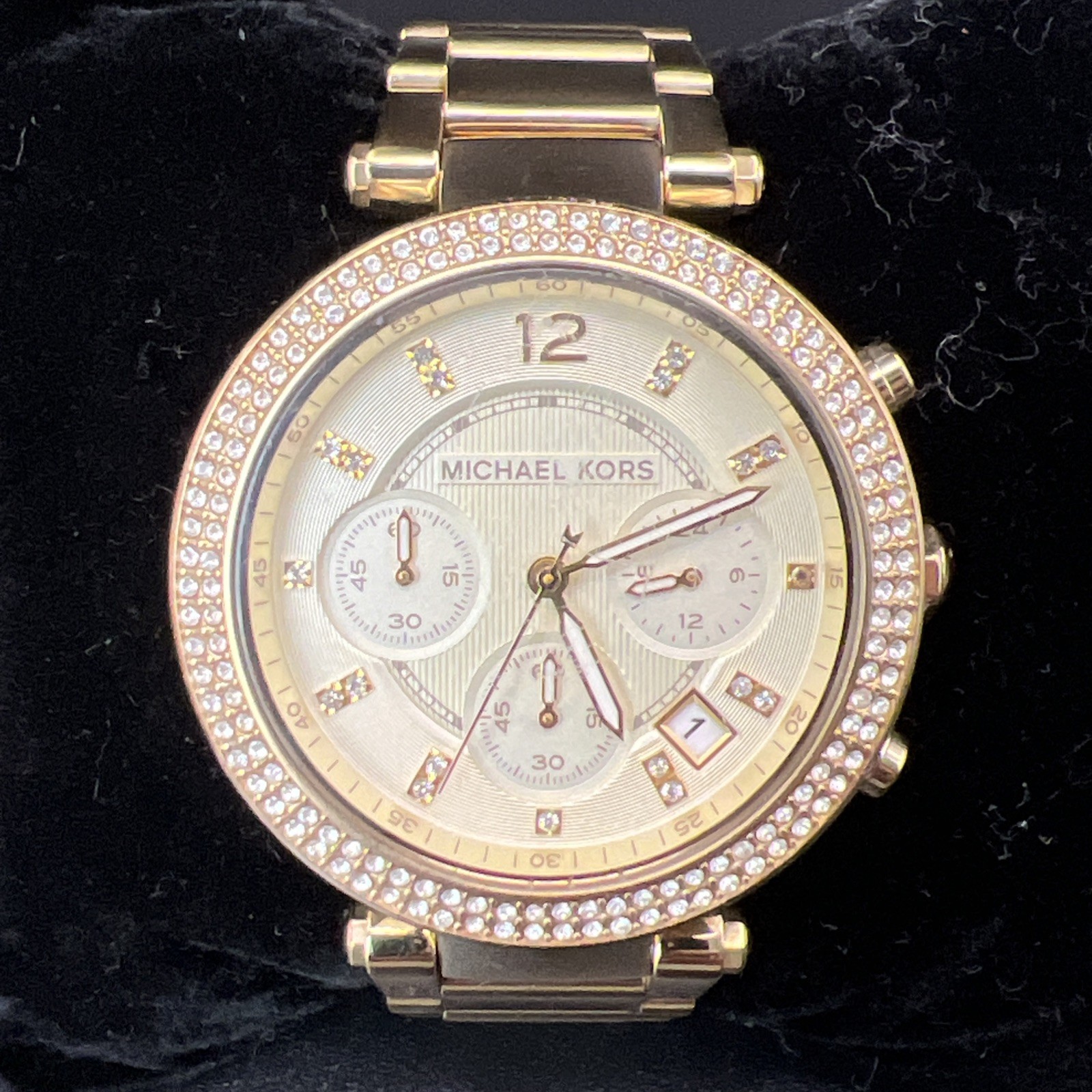 Michael Kors Parker Watch MK5354 Women’s Gold Stainless Steel for 6.25” Wrist