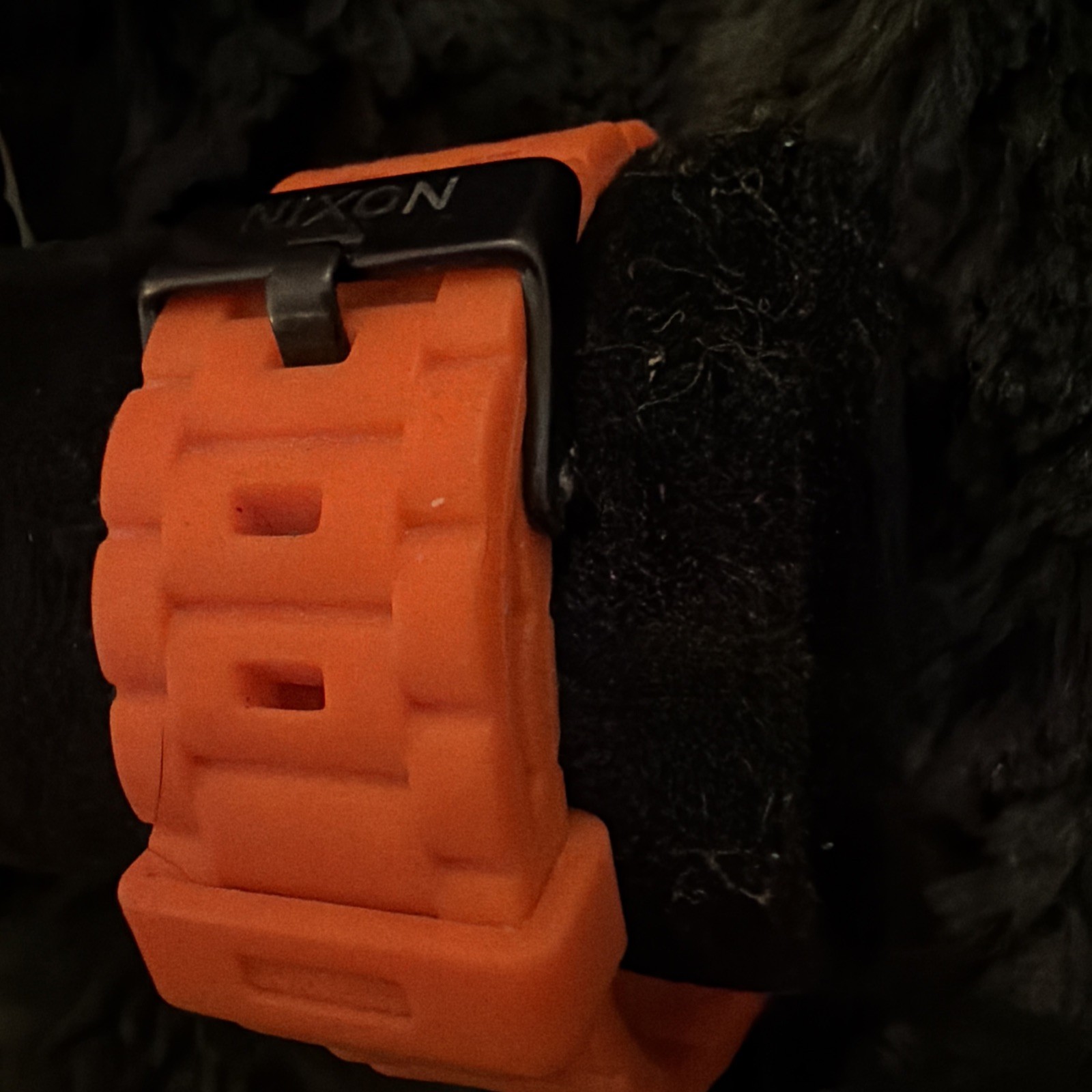 Nixon The Rubber Player “Yes It’s Real” Orange Surf Men’s Analog Wrist Watch
