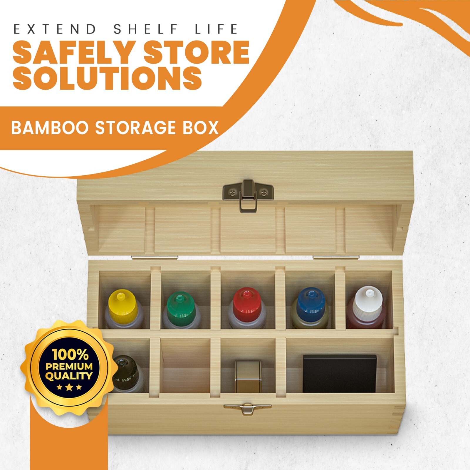 Testing Tester Storage Box for 10k 14k 18k 24K Gold Silver Acid Jewelry Test Kit