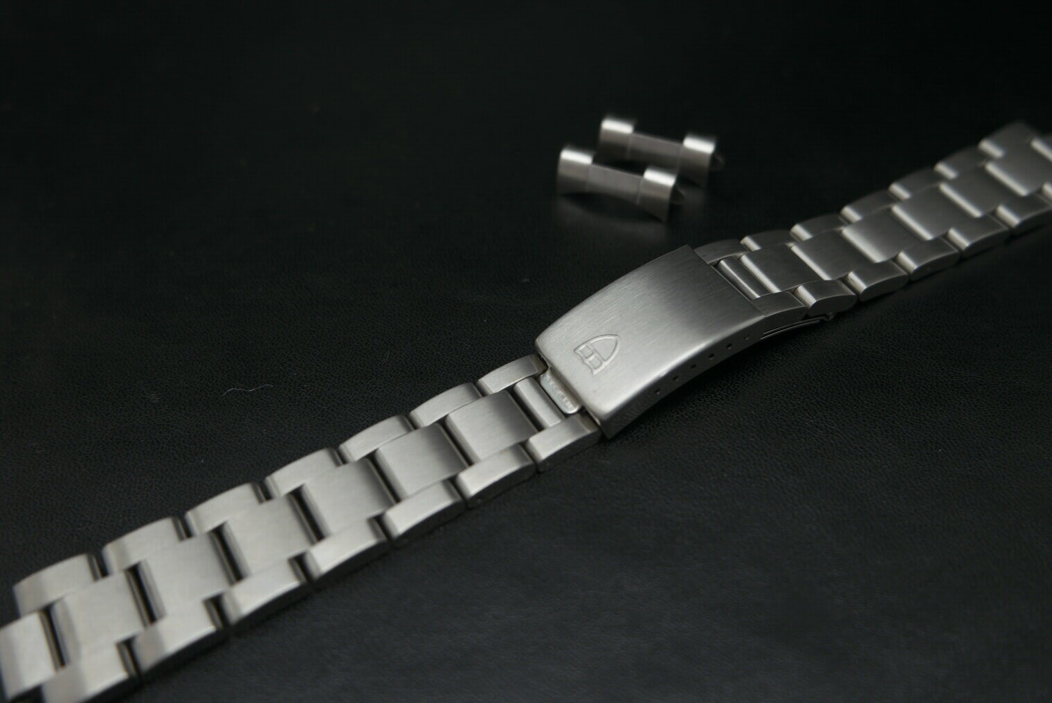 For 19mm Tudor Oyster Replacement Silver Bracelet Watch Strap with Screw Links