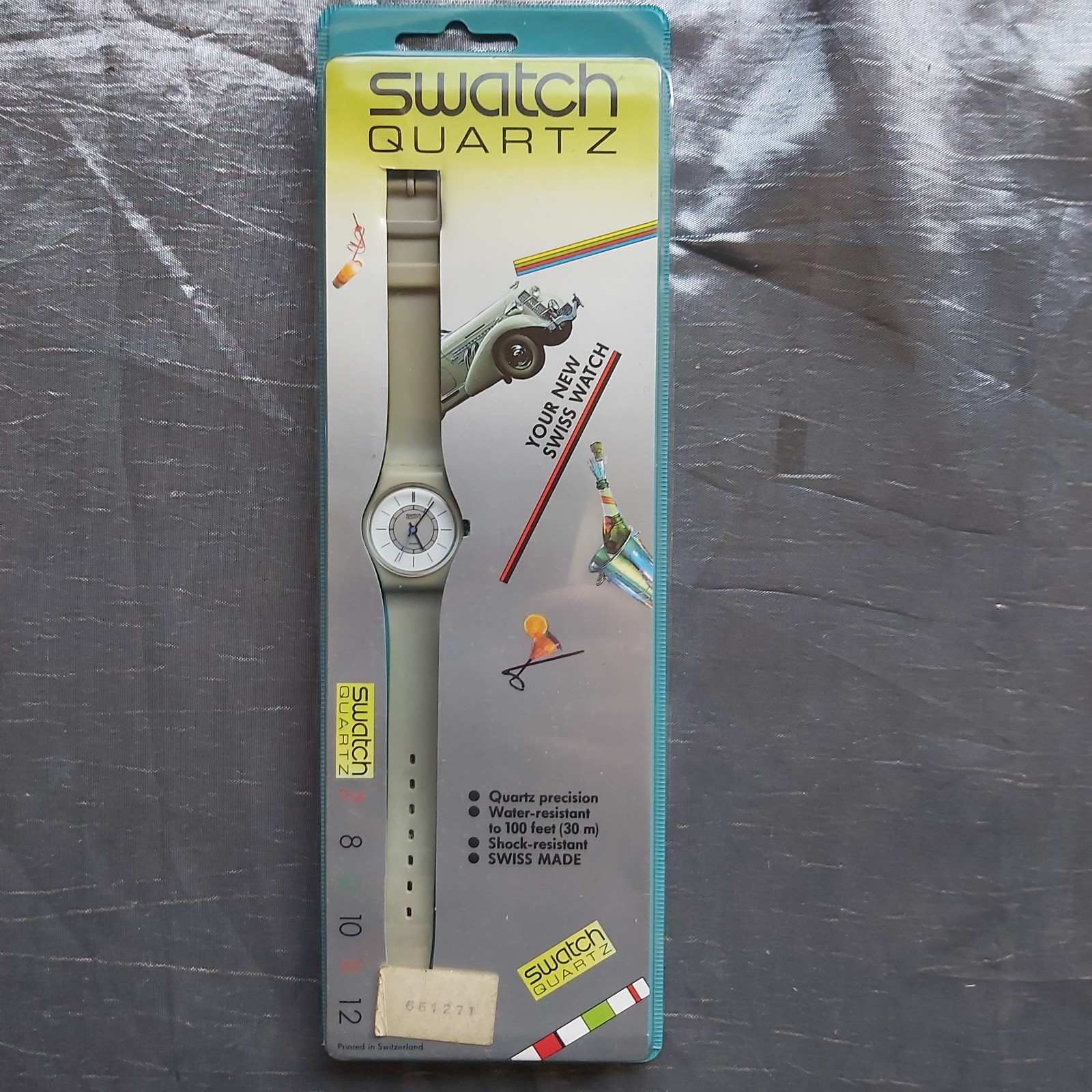 Swatch Watch LM103 Art Deco. 1984. New And Unworn In Blister Pack. New Battery.