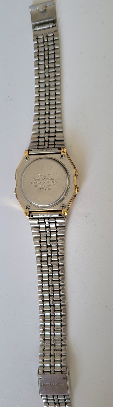 Casio A159WGE Vintage Digital Watch – WR, Lithium, Japan Style
