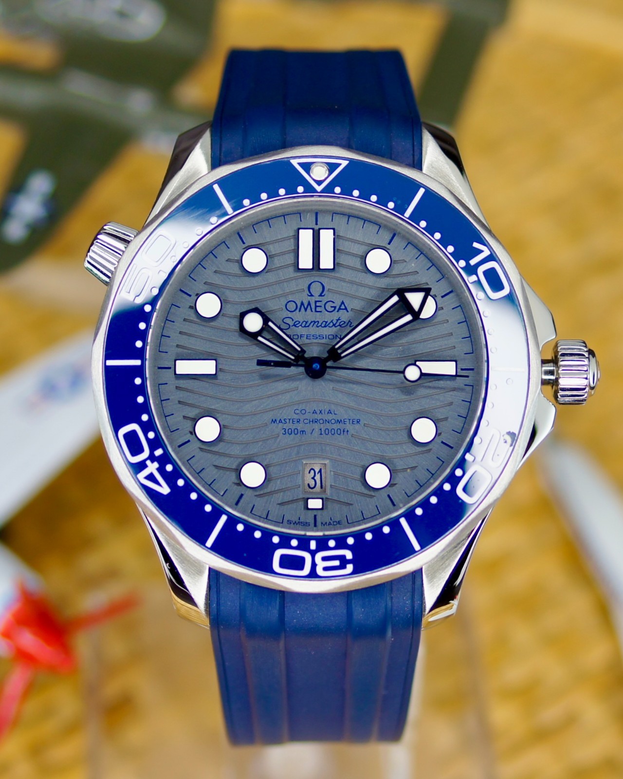 2021 OMG Seamaster Diver 300M “Gray Ghost” 210.32.42.20.06.001 Full Set