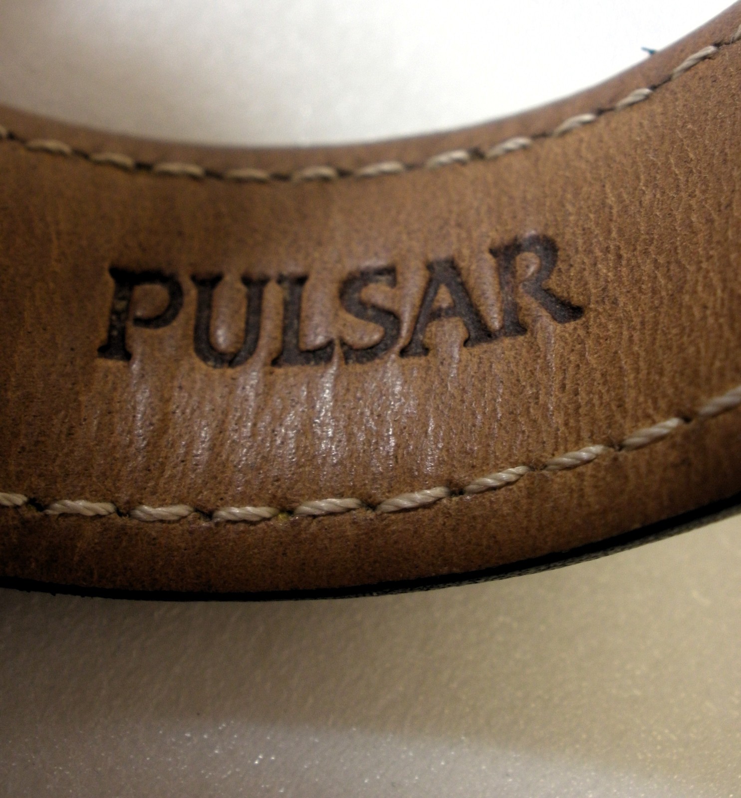 Pulsar VD53-X074 Chronograph 100m Watch Black Dial 44mm inc oem Leather Strap