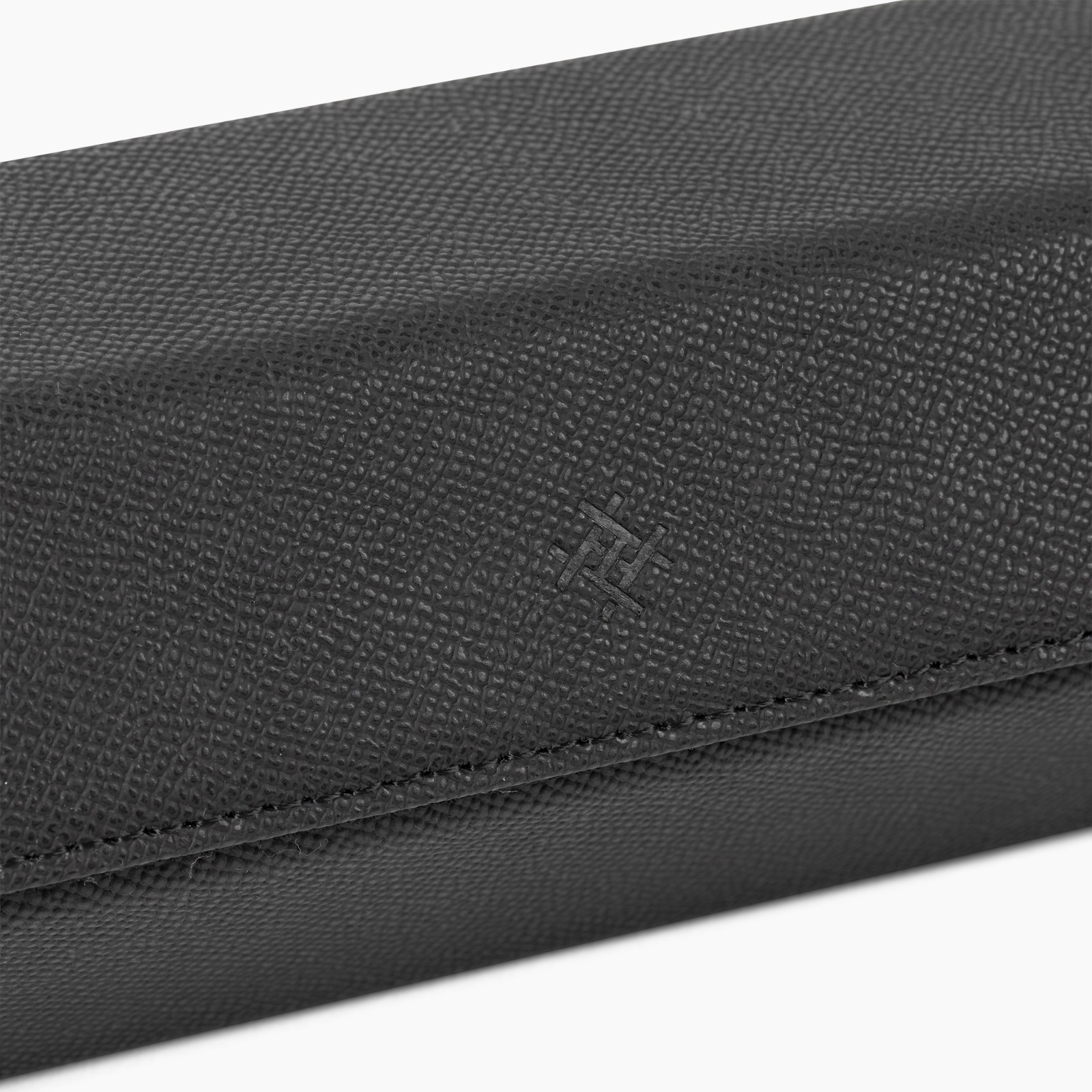 Prism Genuine Full Grain Genuine Leather Watch Case – 3 Watch Roll Travel Case