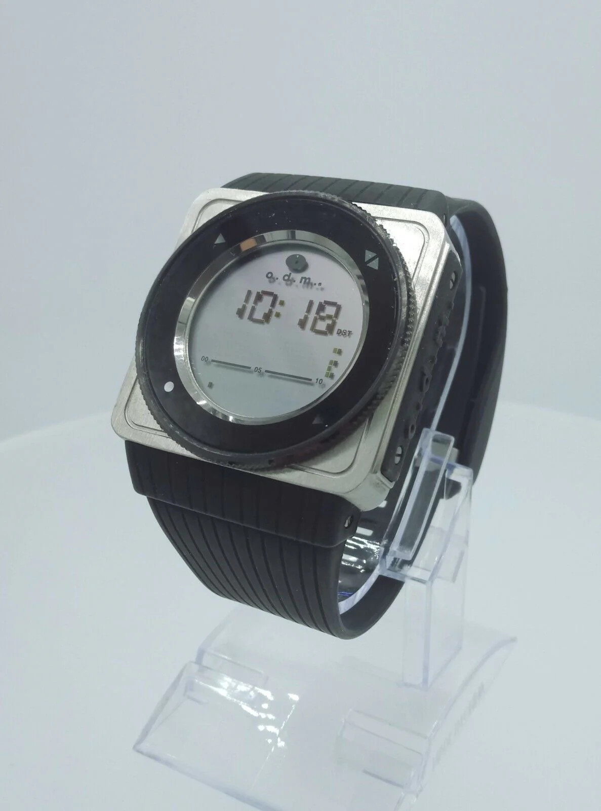 ODM 570508 Digital men’s watch 3 touch solid stainless steel 570508 3ATM