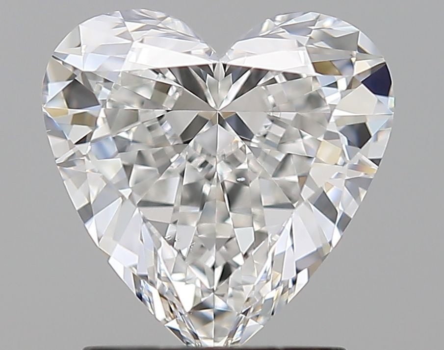 1.51 Carat Cert. GIA Heart Cut Natural Mined Diamond Loose F color VS2 clarity