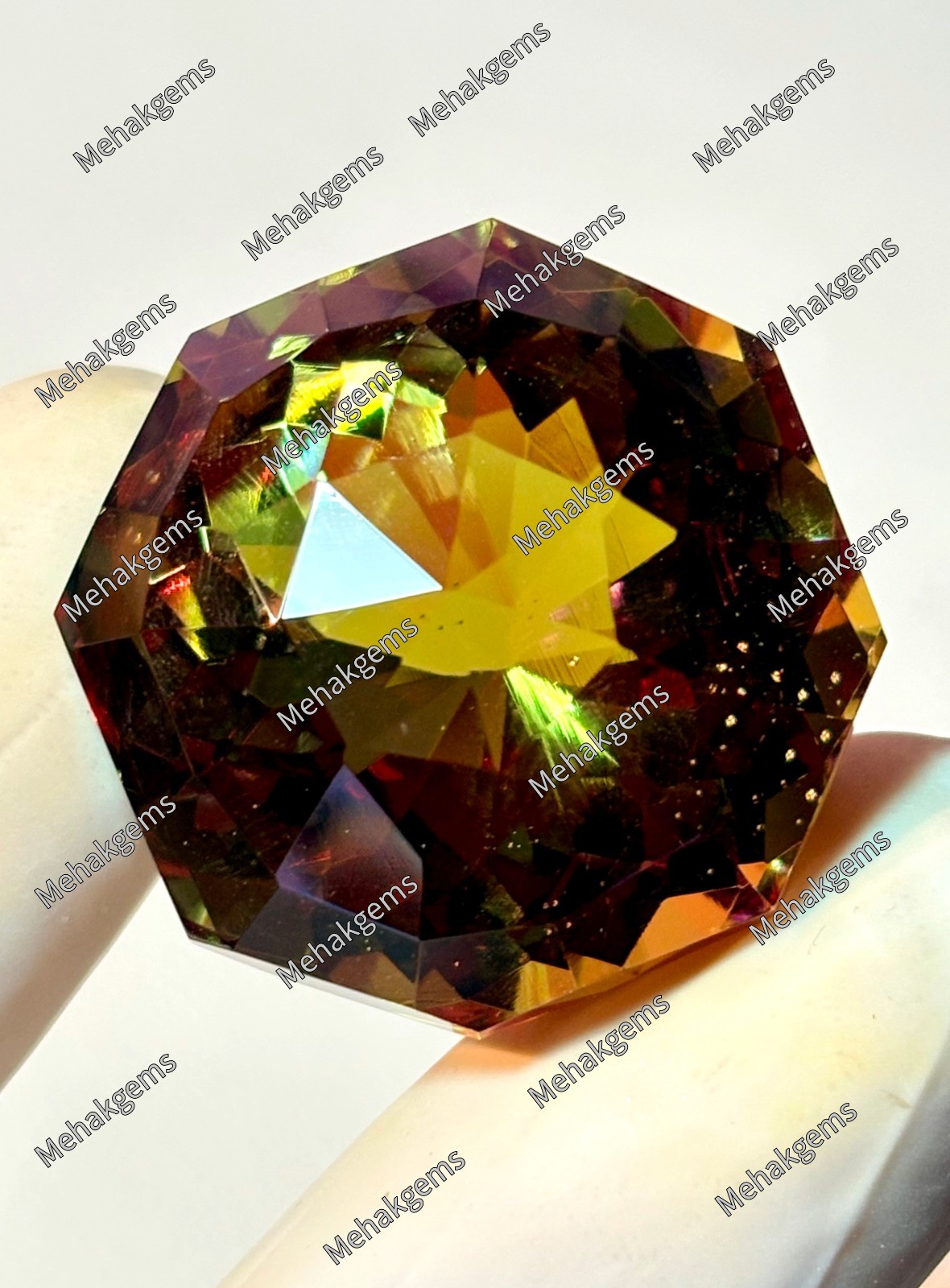 103 Carat Zultanite Gemstone, Octagon Cut, Color Change Diaspore Loose Stone