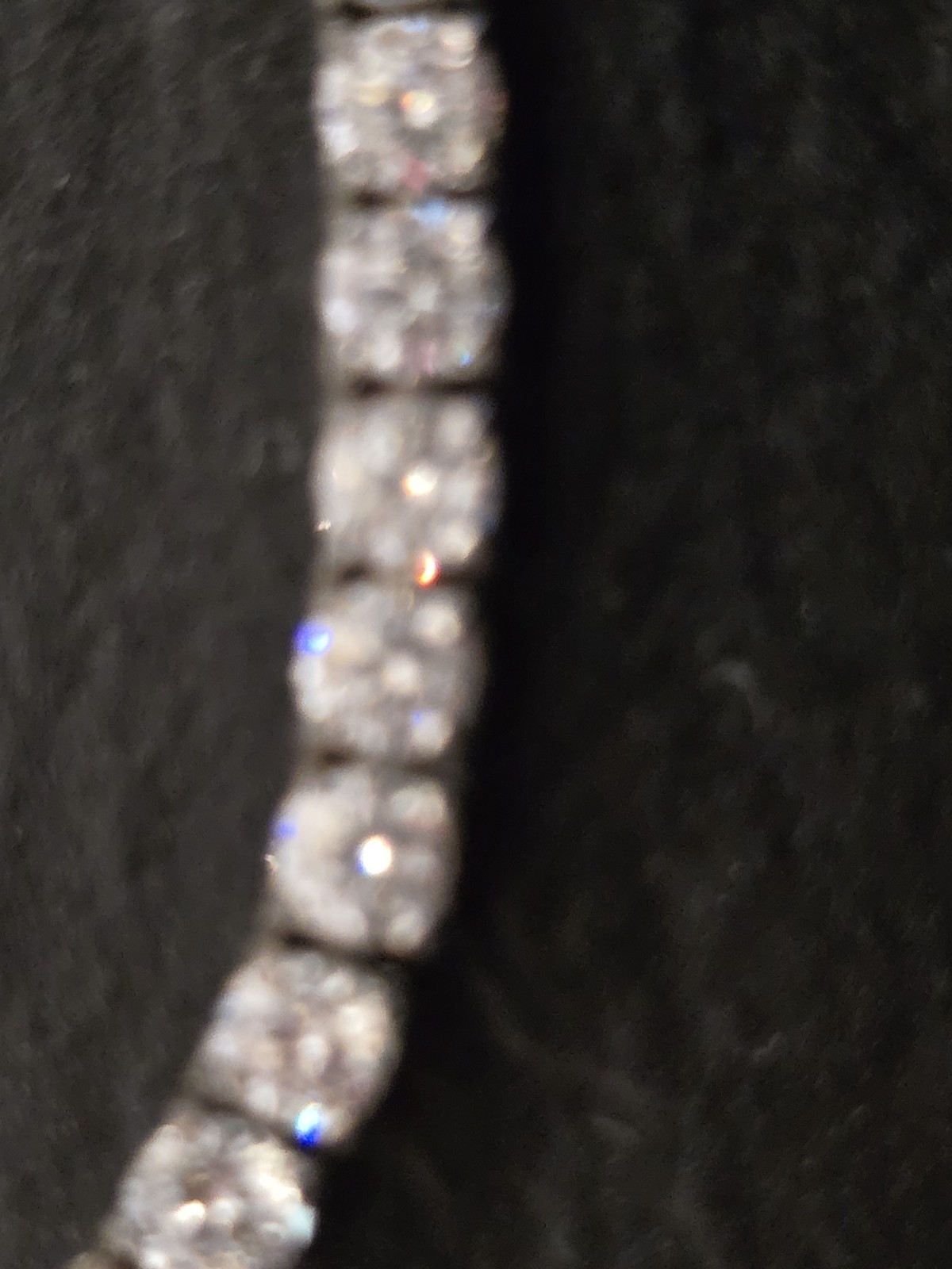 Qorn Moissanite Tennis Chain 3mm 18″ GRA Certified Flawless FL D Color 3EX Steel