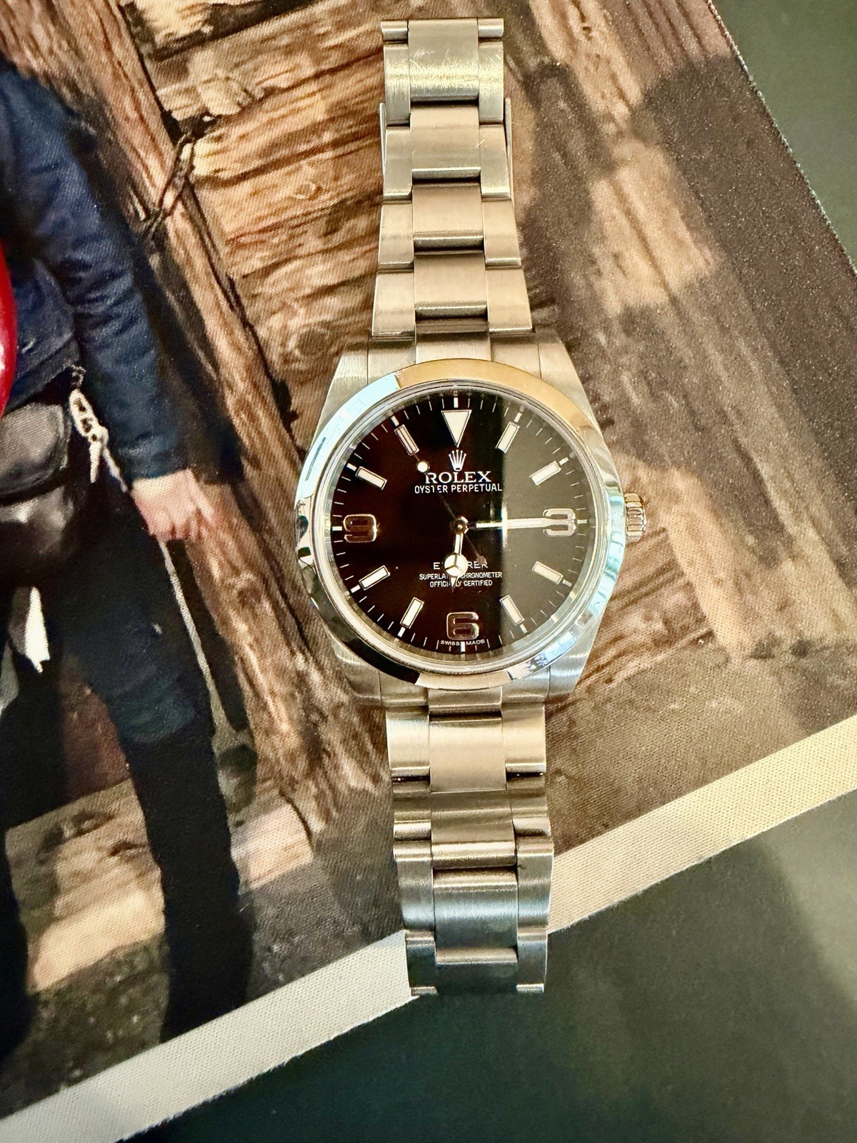 Rolex Explorer 214270 Black Dial Stainless Steel 39mm Oyster Bracelet w/ BOX
