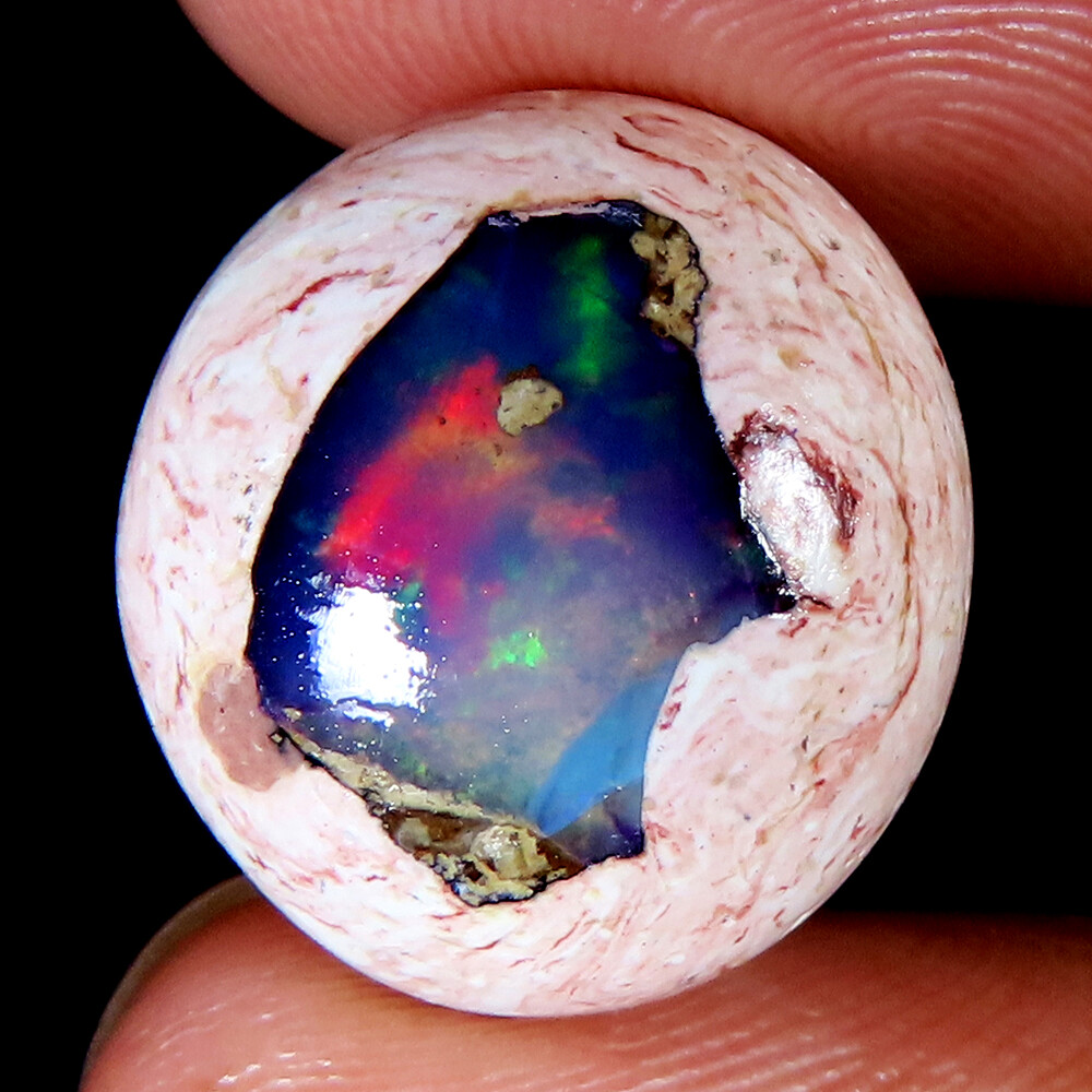 NATURAL MEXICAN FIRE OPAL MIX SHAPE CABOCHON LOOSE GEMSTONE (SIZE 10-26 MM)