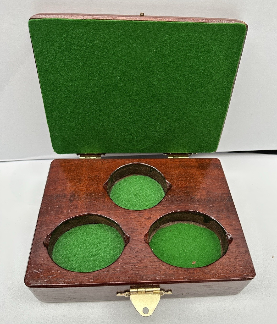 Vintage Pocket watch display case – Holder for 6 pocket watches – 16cm x 12cm