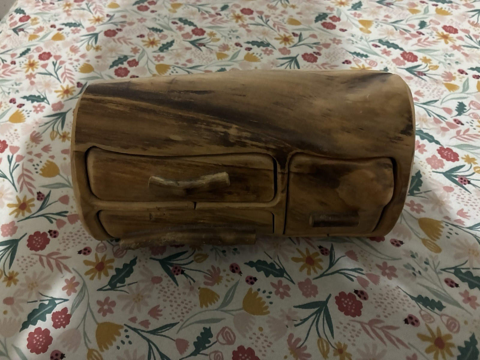 Nature Log Jewelry Box