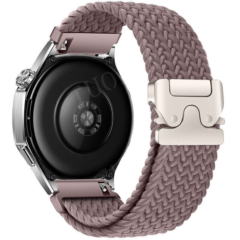 Braided Nylon Loop Watch Strap Band for Garmin Vivoactive 3S/4S/Venu 3S/2S/Rey
