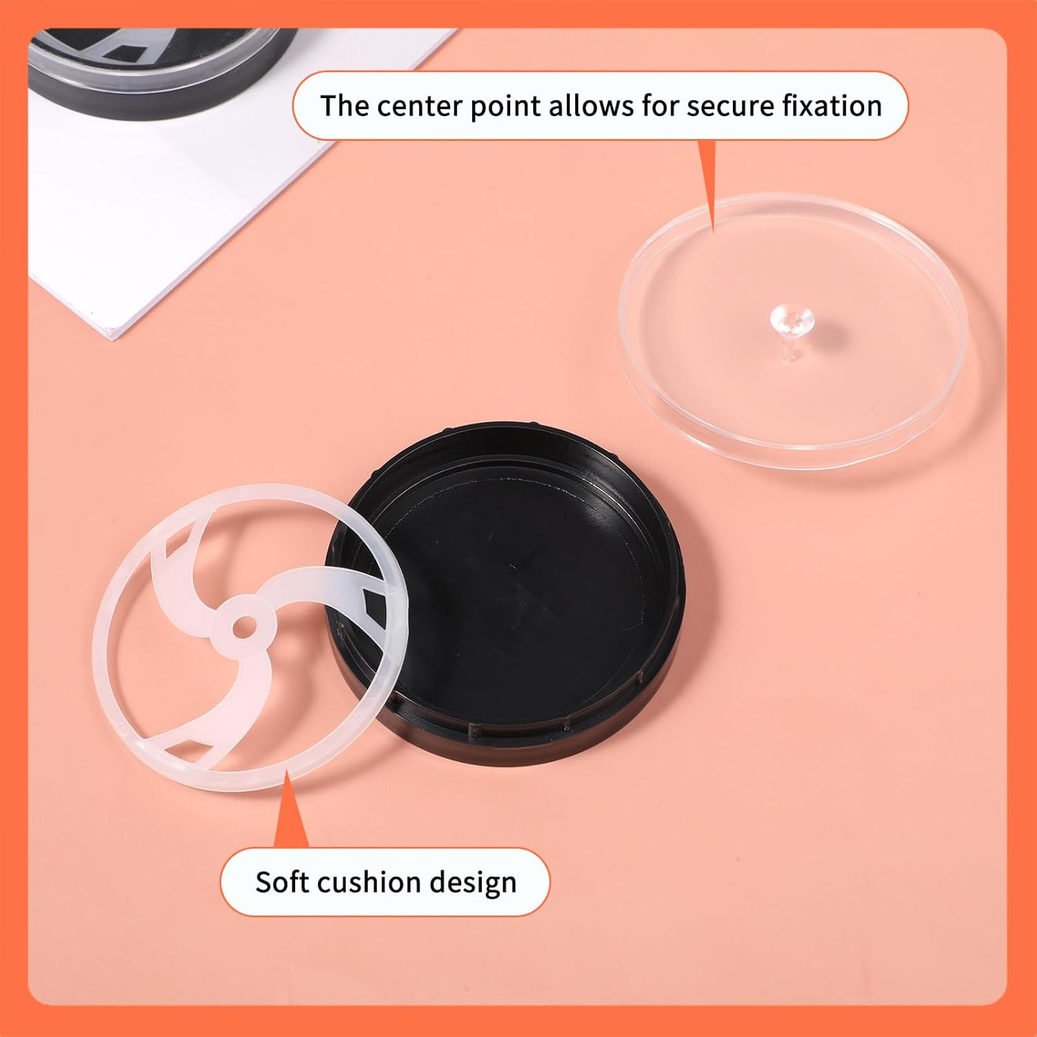 3 Pcs Watch Dial Holder, Portable Watch Movement Holder Dust-Proof Scratch-Resis