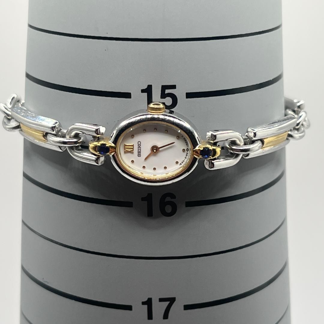 SEIKO Dress Watch Oval Case 1E20-6160 Battery Replaced