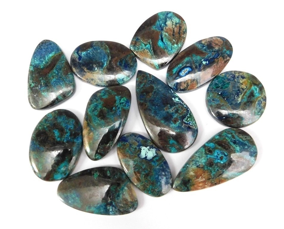 Natural Shattuckite Cabochon Gemstone For Making Jewelry Wholesale Lot 71415