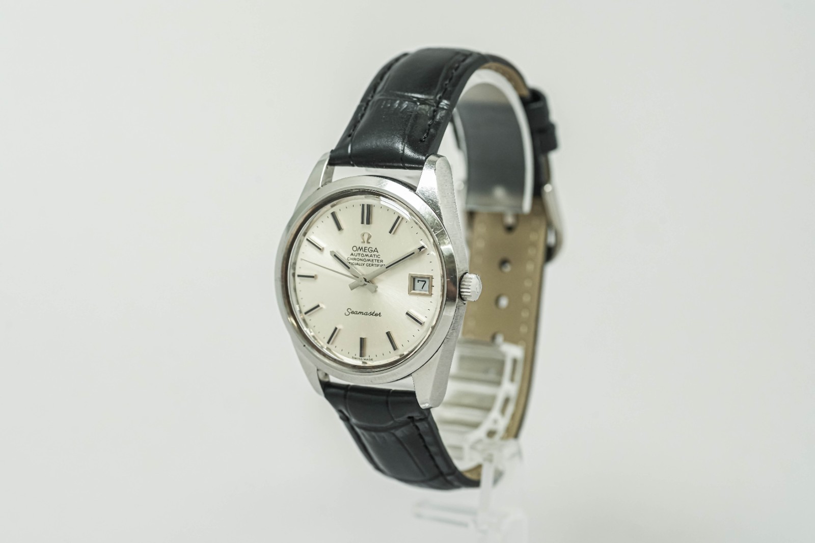 OH Serviced *N MINT* Vintage OMEGA Seamaster Cal.1011 Auto Chronometer 35mm Mens