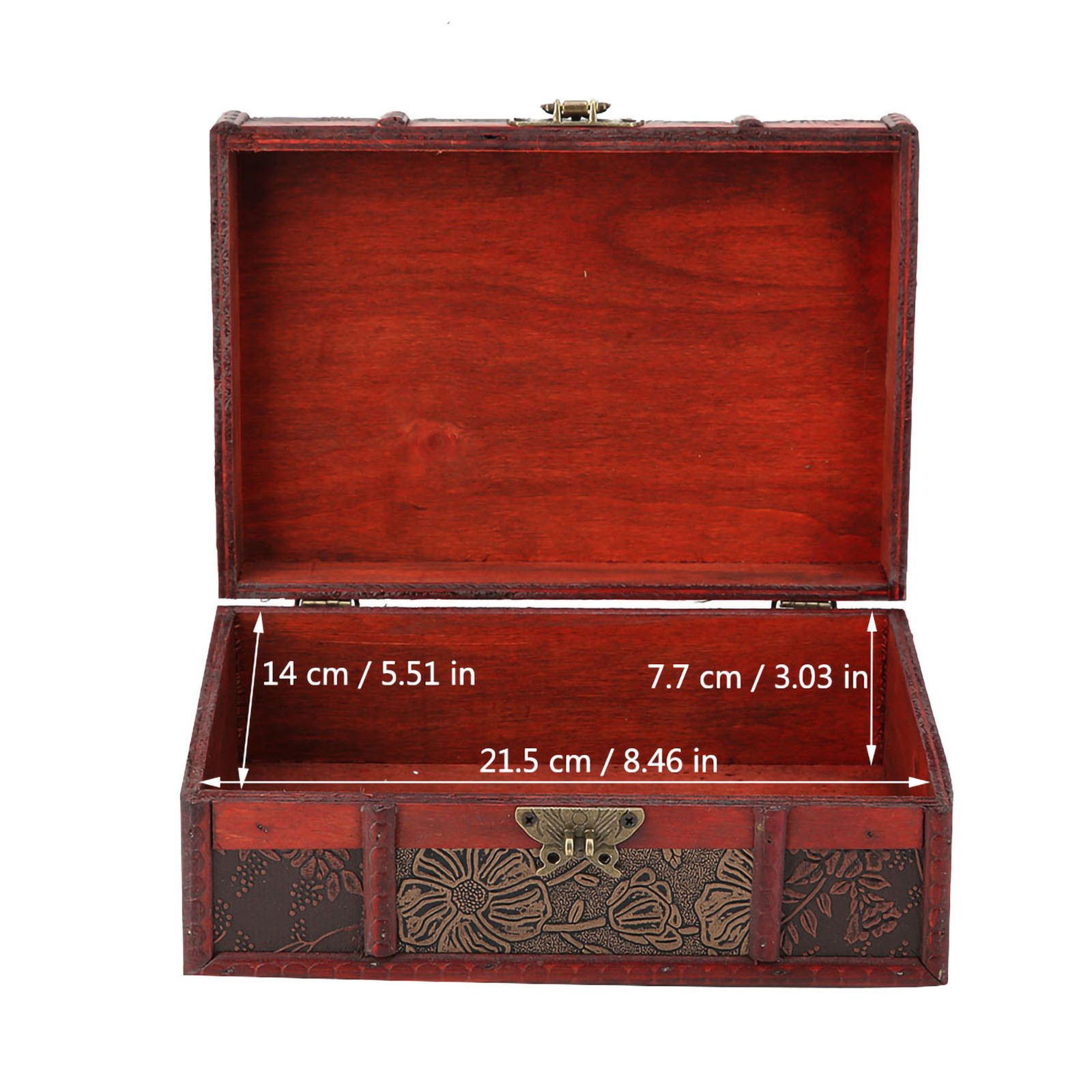Elegant Small Wooden Storage Box For Book Collection