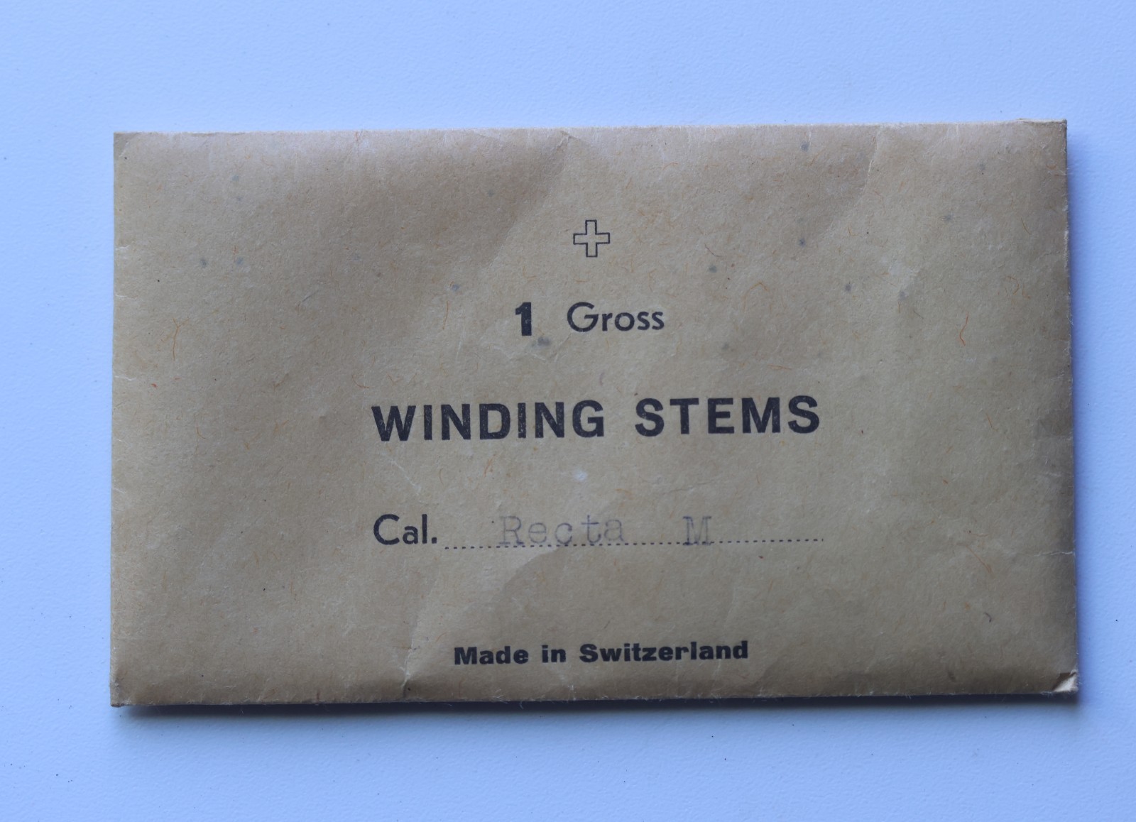 NOS 1 Gross Watch Winding Stems Cal. Recta M UNOPENED Swiss Parts Repair