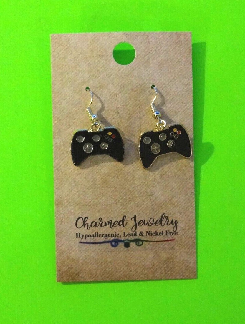 XBOX Controller – Video Games – Hypoallergenic, Lead & Nickel Free Earrings