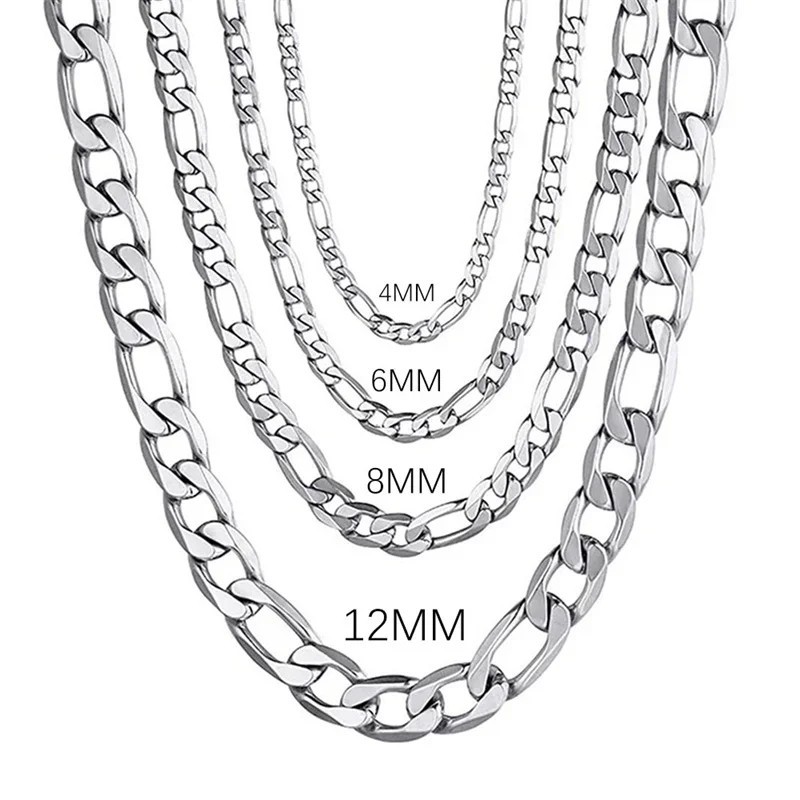 Mens 925 Sterling Silver Chain Necklace for Man Women