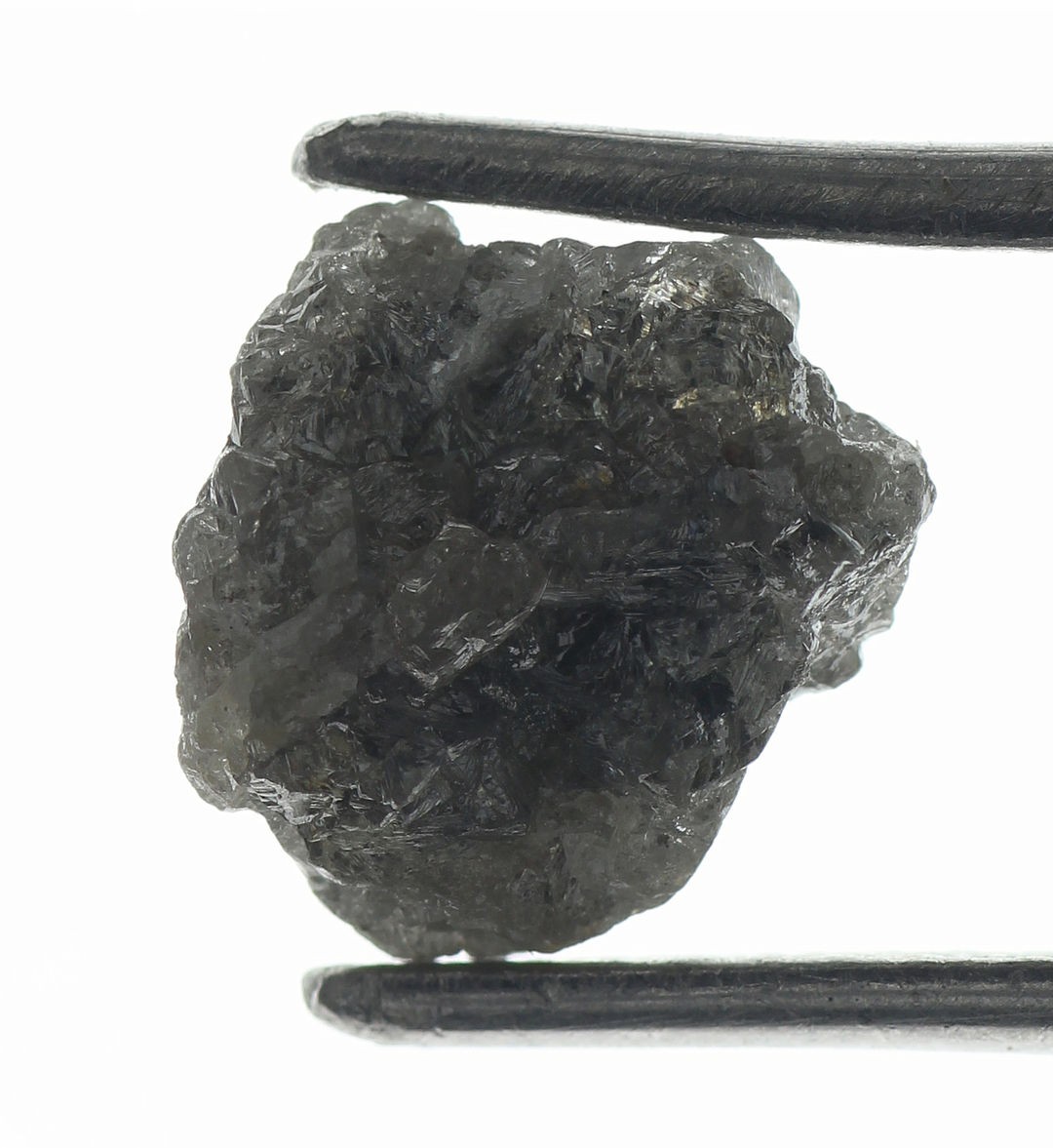 Raw 2.33 Carat Natural Loose Grey 8.86×7.63×5.01MM Rough Diamond